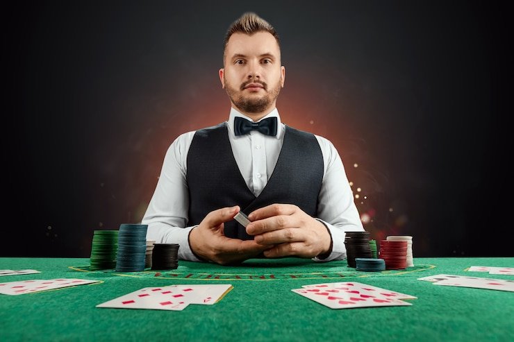 Grafik manajemen bankroll dengan pembagian sesi bermain